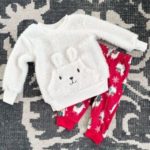 Wondershop Llama Christmas Outfit Size 12 Month Worn Once
